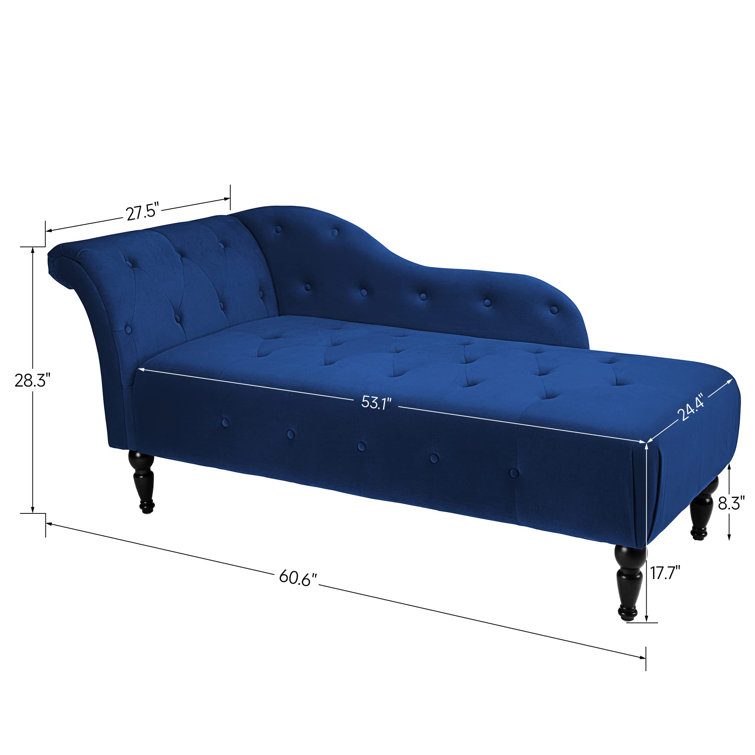 Yarmouth chaise lounge discount by house of hampton